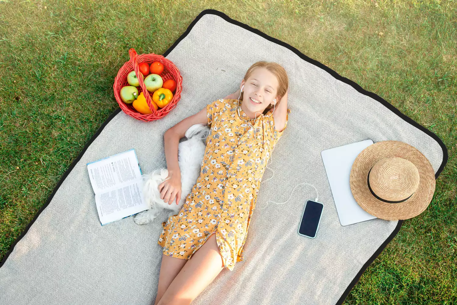 roll up picnic blankets