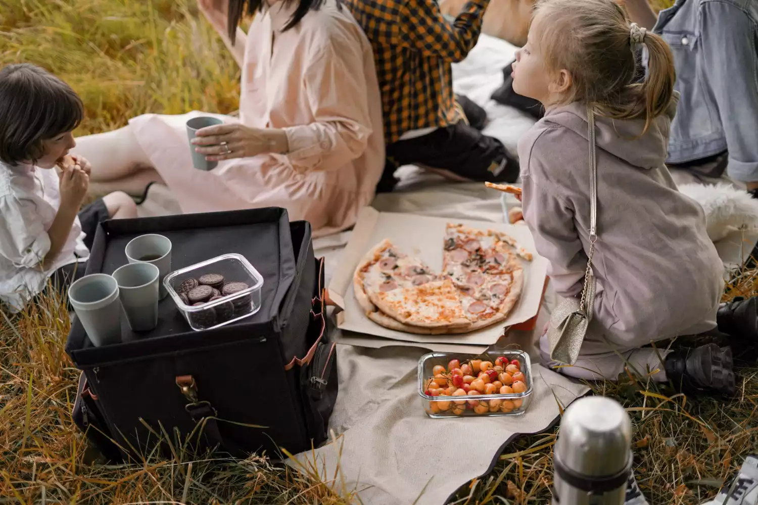 picnic blanket white