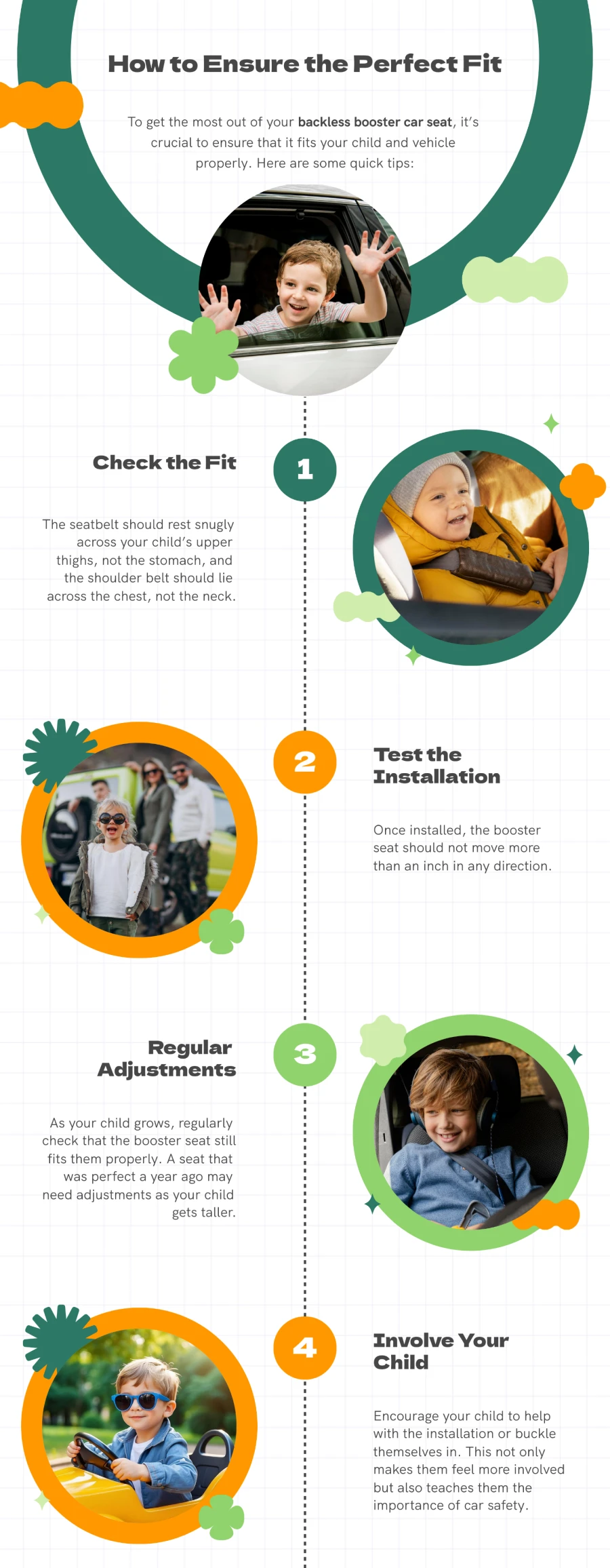 The Journey of Safe Travels: Making Every Ride Fun and Secure with a Backless Booster Car Seat 7 backless booster car seat backless booster car seat